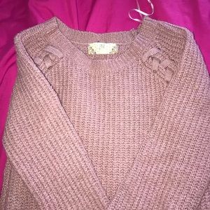 Pink pink rose sweater